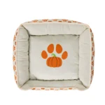 Thrills & Chills® Cuddler Pumpkin Paws Spooky Cuddler Bed - Orange, White & Green - Image 4