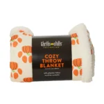 Thrills & Chills® Pumpkin Paws Cozy Throw Pet Blanket - Image 4