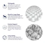 Top Paw® Orthopedic Lounger Dog Bed - Image 4
