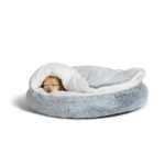 Top Paw® Faux Fur Snuggler Dog Bed
