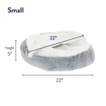 Top Paw® Faux Fur Snuggler Dog Bed - Image 2
