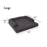 Top Paw® Sherpa Couch Dog Bed - Image 2