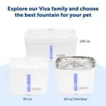 PetSafe® Viva Pet Water Fountain - 1.8L/64 oz - Filters Included - Image 4