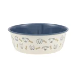 Top Paw® Novelty Dog Faces Stainless Steel Dog Bowl