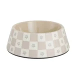 Top Paw® Checkered Melamine Dog Bowl, 24 oz