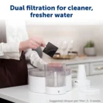 PetSafe® Outlast Pumpless Water Fountain 128 oz - Dishwasher Safe - Water Filter Included - Image 5