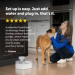 PetSafe® Outlast Pumpless Water Fountain 128 oz - Dishwasher Safe - Water Filter Included - Image 6