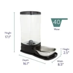 Top Paw® Black Gravity Pet Waterer - Image 2