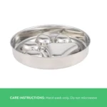 Top Paw® Stainless Steel Slow Feeder Dog Bowl - Image 3