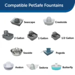 PetSafe® Drinkwell Replacement Carbon Filters - Ceramic Water Fountain Filters - 4-Pack - Image 2