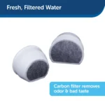PetSafe® Drinkwell Replacement Carbon Filters - Ceramic Water Fountain Filters - 4-Pack - Image 4