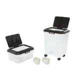 Top Paw® Stackable Storage Containers - 2 Containers & 2 Scoops - Image 2