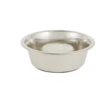 Top Paw® Paw Print Stainless Steel Slow Feeder Dog Bowl, 2-cup