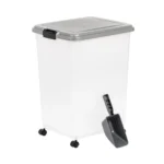 IRIS, 54 Lbs. Airtight Pet Food Container - Dog & Cat Food Storage Bin with Scoop - Image 2