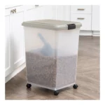 IRIS, 54 Lbs. Airtight Pet Food Container - Dog & Cat Food Storage Bin with Scoop - Image 3