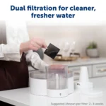 PetSafe® Outlast Pumpless Hydropspin Water Fountain 90 oz - Water Filter Included - Image 5