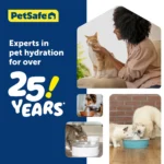 PetSafe® Outlast Pumpless Hydropspin Water Fountain 90 oz - Water Filter Included - Image 7