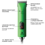 Andis® ProClip AGC Super 2-Speed Pet Clipper - Image 2