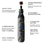 Andis Nail Grinder 6 Speed - Image 2