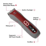 KONG 3-Speed Corded-Cordless Clipper Kit - Image 4