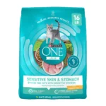 Purina® ONE® +Plus Sensitive Skin & Sensitive Stomach Adult Cat Dry Food - Turkey