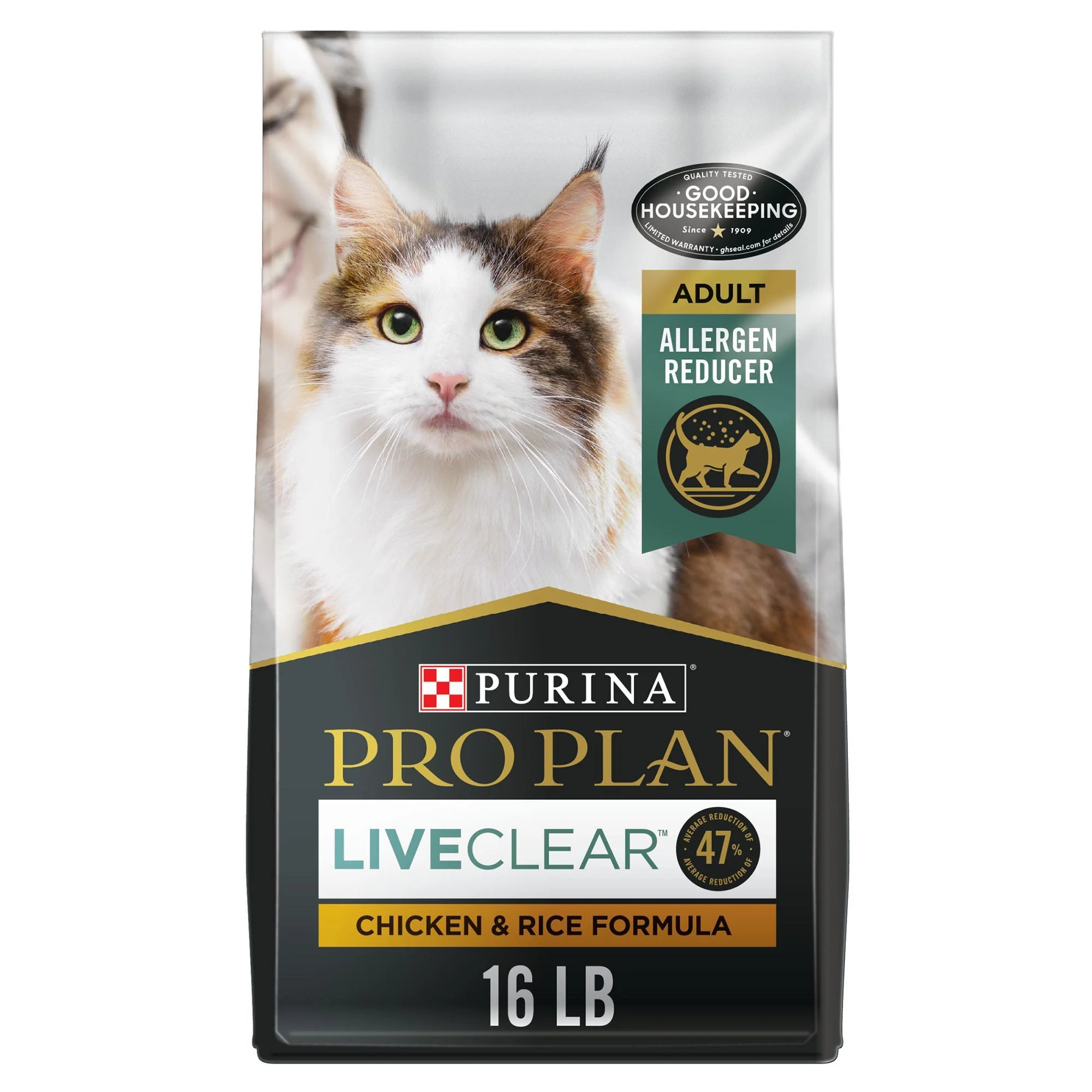 img_1761531503270_153_9jNBi72AQ.webp Purina Pro Plan LiveClear Allergen Reducing Adult Dry Cat Food - Chicken & Rice - Image 1