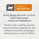 Simply Nourish® Original Cat Dry Food - Chicken & Brown Rice, Natural, With-Grain - Image 5