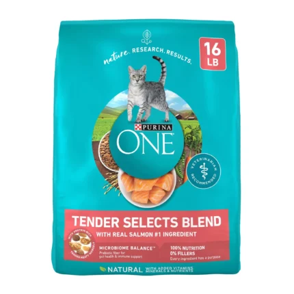 Purina® ONE® Tender Selects Adult Cat Dry Food - Salmon