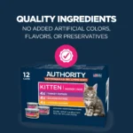 Authority® Everyday Health Indoor Kitten Cat Wet Food - Variety Pack, 12 CT, 36 OZ - Image 4