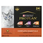 Purina® Pro Plan Complete Essentials Adult Wet Cat Food - In Gravy, Variety Pack, 3 Oz, 24 Count