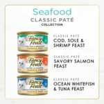 Fancy Feast® All Life Stages Cat Wet Food - Classic Pate, Seafood, Variety Pack, 3 OZ - Image 3