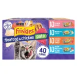 Friskies® Seafood & Chicken Pate Adult Cat Wet Food - Variety Pack, 5.5 Oz, 48 Count