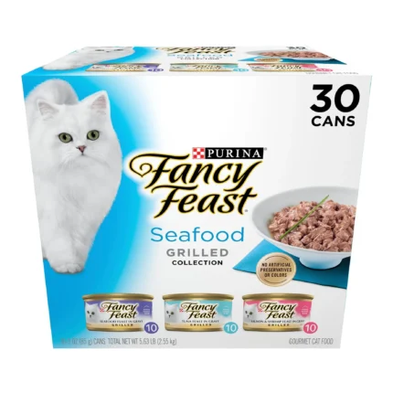 Fancy Feast® All Life Stages Cat Wet Food - Grilled, Seafood, Variety Pack, 3 OZ