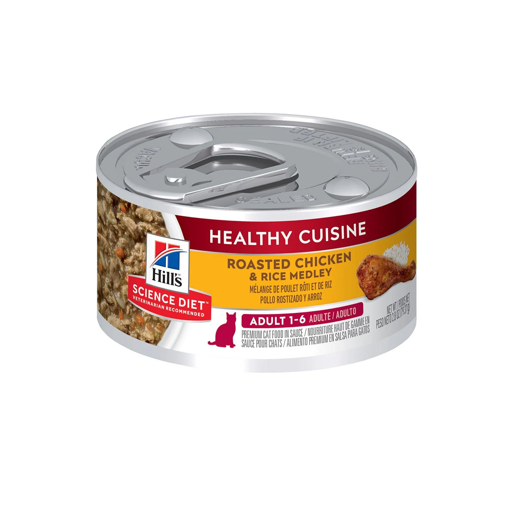 img_1761532964743_67_A4WC3-bey.webp Hill's® Science Diet® Healthy Cuisine Adult Wet Cat Food - Chunks & Gravy, 2.8 oz - Image 1