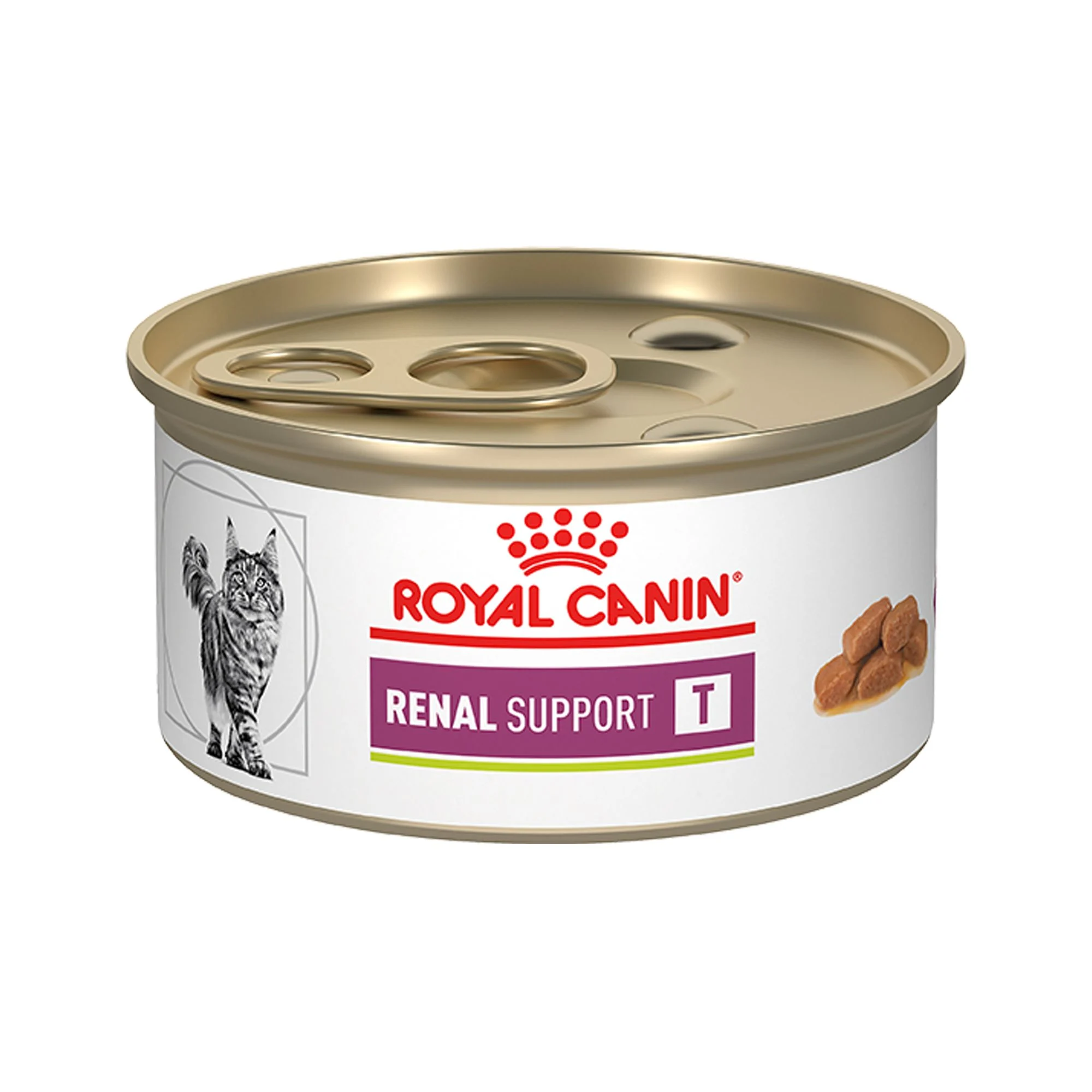 img_1761533851866_415_-2ofPxKYf.webp Royal Canin® Veterinary Diet Feline Renal Support T Adult Cat Wet Food in Gravy 3 oz can - Image 1