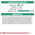 Royal Canin® Veterinary Diet Feline Glycobalance Adult Cat Thin Slices In Gravy Wet Food  3 oz can - Image 5