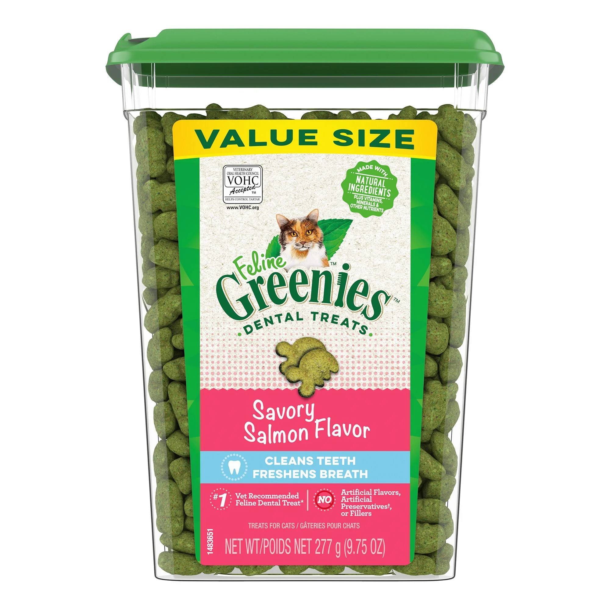 img_1761534596937_934_2bTpLji28.webp Greenies™ Feline Greenies Adult Cat Dental Treats - Dental Care, Natural, Salmon - Image 1