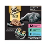 Sheba® Perfect Portions Adult Wet Cat Food - Cuts in Gravy, Variety Pack, 24 CT, 63.4 OZ