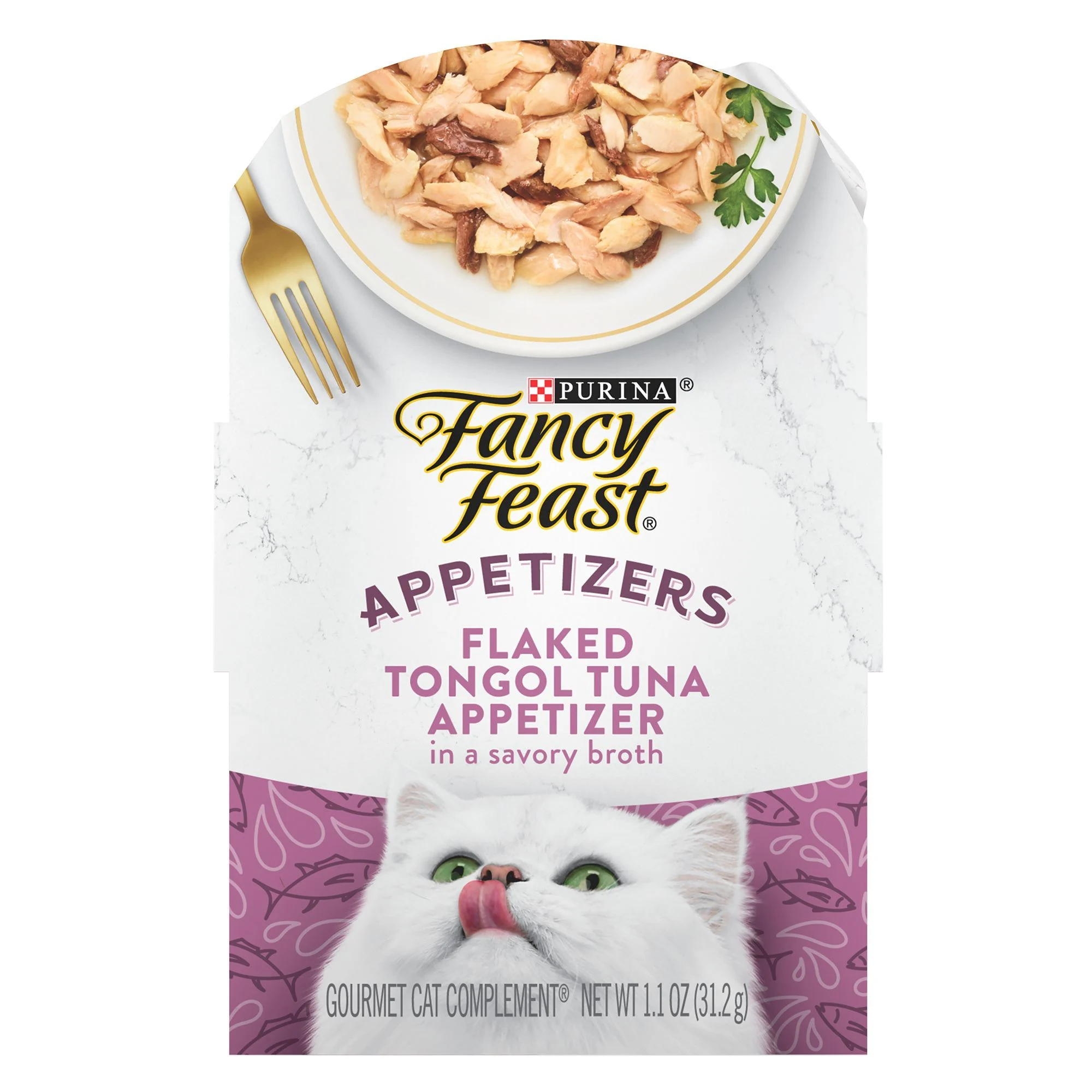 img_1761534794099_550_OLI1BZ9_C.webp Fancy Feast® Appetizers Adult Cat Wet Treats 1.1 oz., Grain Free, No Animal By-Products - Image 1