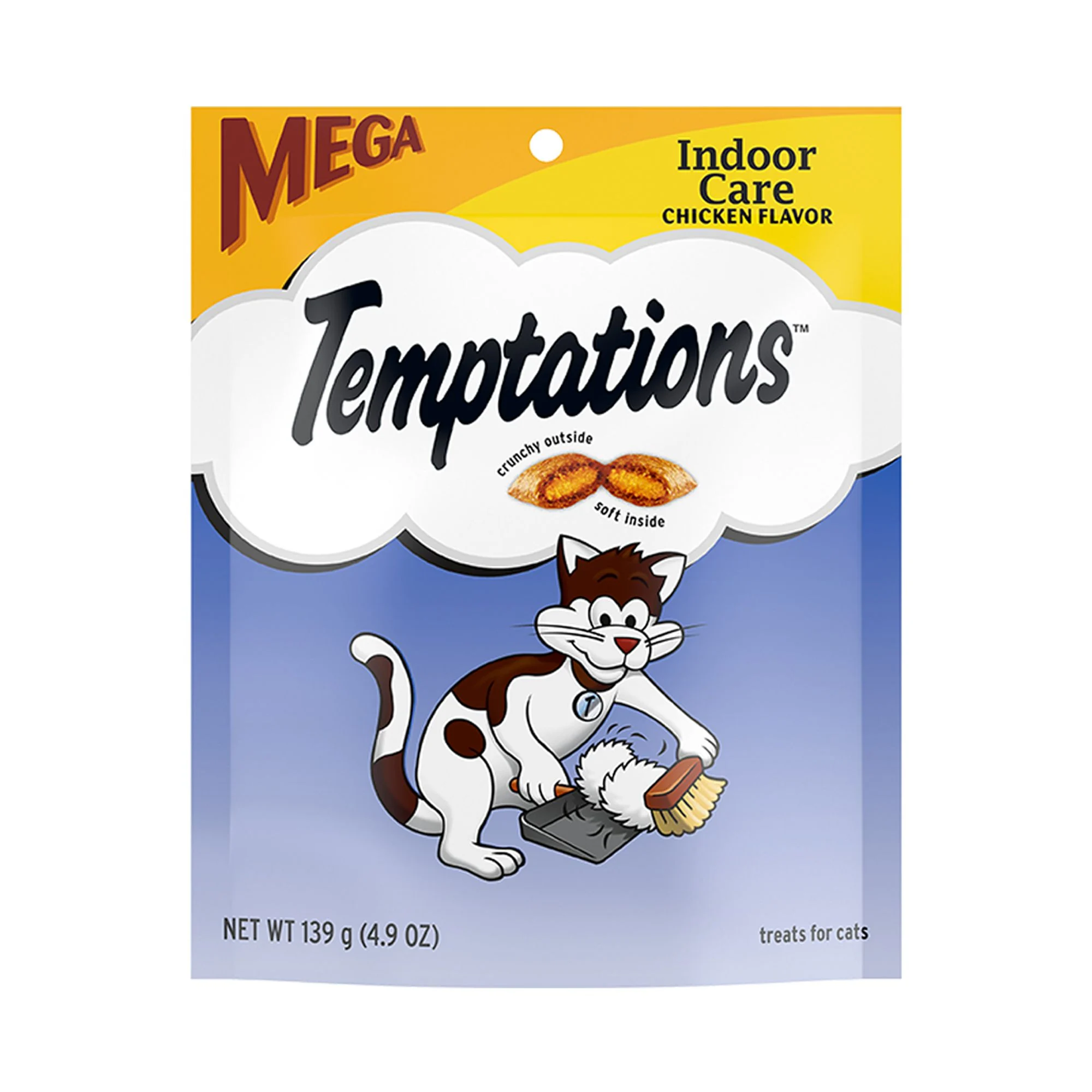 img_1761535229679_608_6Kln5taN3.webp Temptations™ Classic Adult Cat Treats - Indoor Care, Soft & Crunchy, Chicken - Image 1