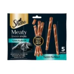 Sheba® Meaty Tender Sticks Adult Cat Treats - Soft & Savory, Tuna
