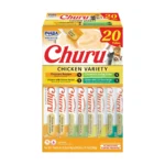 Inaba Churu Creamy Puree Lickable Cat Treat - Variety Pack, 10 Oz