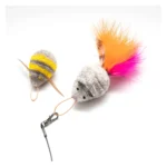 Cat Lures Bumble Bee & Mouse Attachement Cat Toy, 2PK - Image 3