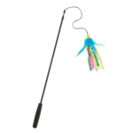 Whisker City® Multi Ribbon Boa Teaser Toy Wand - Image 4