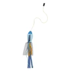 Whisker City® Blue Fish Teaser Attachment Cat Toy (Teaser Wand Sold Separately)