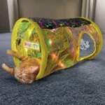 KONG® Play Spaces Rave Cave Motion Activated Tunnel Cat Toy - Image 4