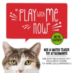 Whisker City® Jungle Mix & Match Teaser Attachements Cat Toy 3 Count - Image 2
