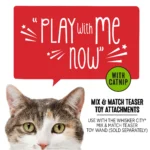 Whisker City® Bird Pink Teaser Toy Attachment - Image 2