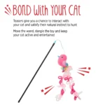 Whisker City® Bird Pink Teaser Toy Attachment - Image 5