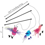 KONG®, KONG Teaser Feather Assorted Cat Toy - Image 5